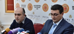 Press conference of Zohrap Yeganyan and Samvel Martirosyan