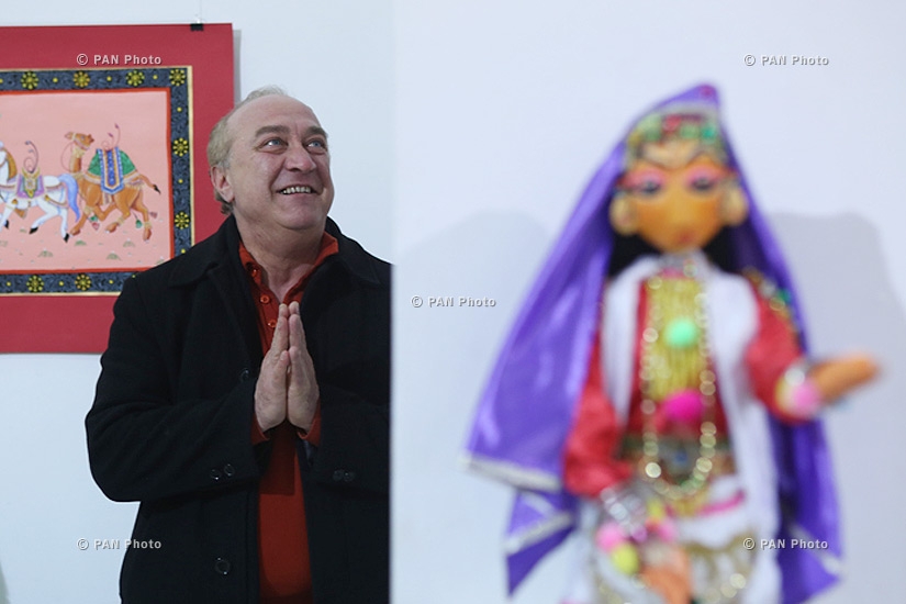 Opening of Andranik Asatryan's exhibition entitled Inspired by India 