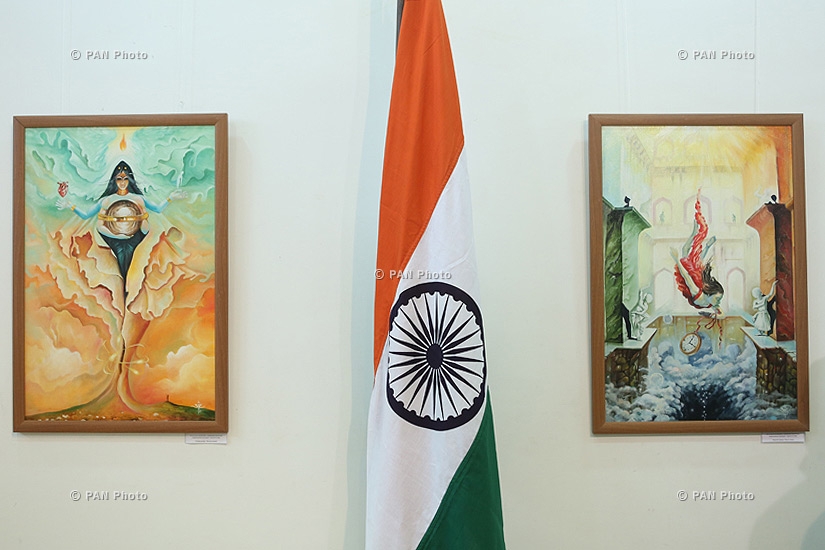 Opening of Andranik Asatryan's exhibition entitled Inspired by India 