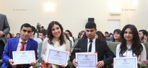 Nominal scholarship award ceremony for the best students of the National Polytechnic University of Armenia