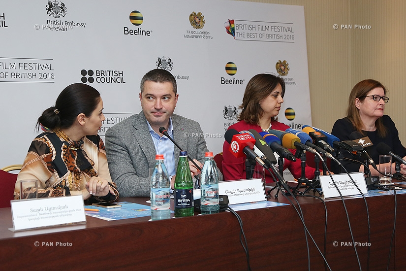 Press conference dedicated to the launch of 14th British Film Festival 