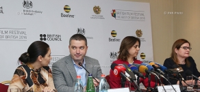 Press conference dedicated to the launch of 14th British Film Festival 