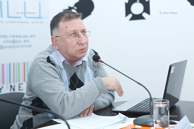 Пресс-конференция исполнительного директора антикоррупционного центра «Transparency International» Варужана Октаняна