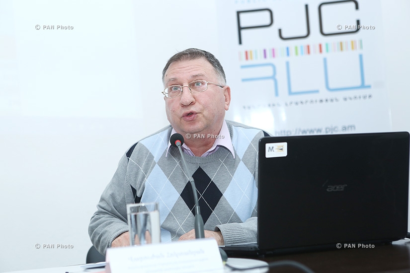 Пресс-конференция исполнительного директора антикоррупционного центра «Transparency International» Варужана Октаняна