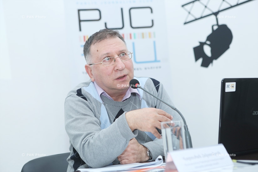 Пресс-конференция исполнительного директора антикоррупционного центра «Transparency International» Варужана Октаняна