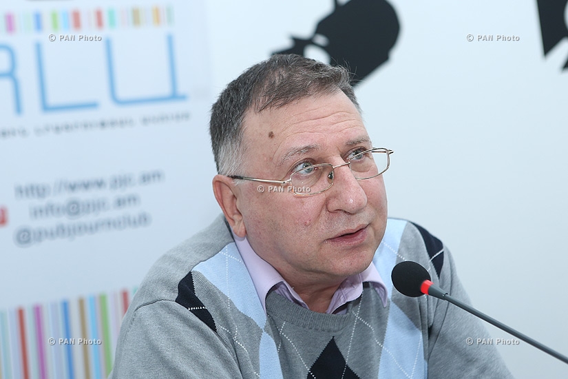Пресс-конференция исполнительного директора антикоррупционного центра «Transparency International» Варужана Октаняна
