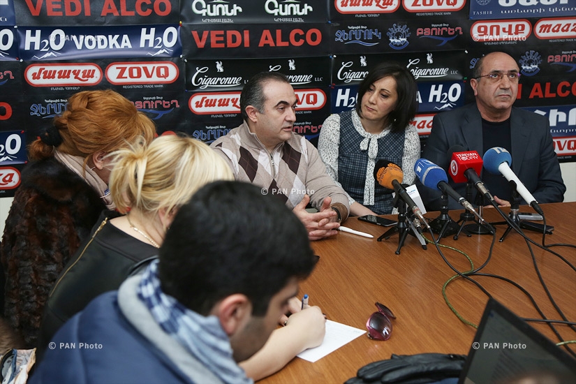 «Ազգային անվտանգություն» կուսակցության նախագահ Գառնիկ Իսագուլյանի և «Ժառանգություն» կուսակցության պատգամավոր Թևան Պողոսյանի մամուլի ասուլիսը