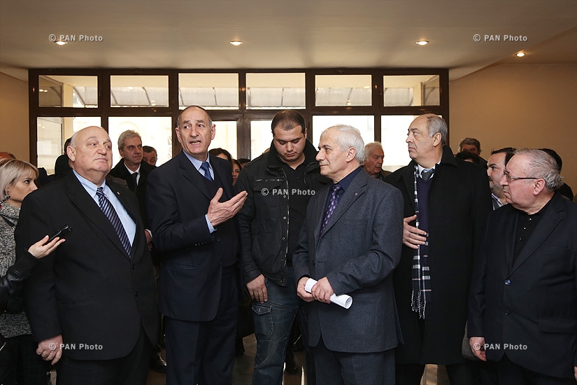 Opening ceremony of busts of academicians H. Tamrazyan, E. Jrbashyan and A. Terteryan