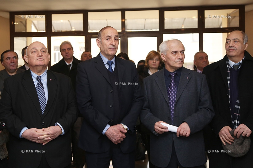 Opening ceremony of busts of academicians H. Tamrazyan, E. Jrbashyan and A. Terteryan