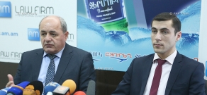 Press conference of Deputy Chief of Hydrometeorological Center’s Meteorological Service of RA Ministry of Territorial Administration and Emergency Situations Gagik Surenyan and RA Deputy minister of agriculture Garnik Petrosyan