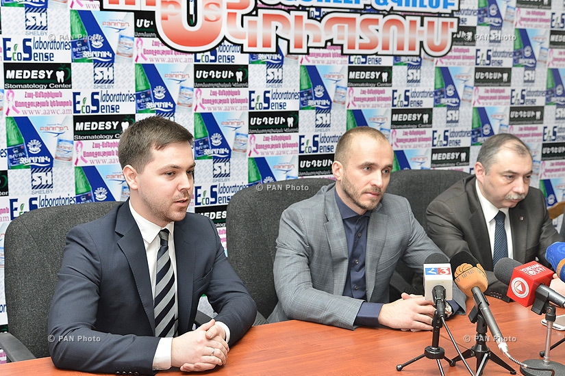 Press conference of the chairman of the discussion club 'Eurasian Choice' Roman Shkolin and the Director of the Russia-Caucasus Geopolitical Center Nikolay Banin
