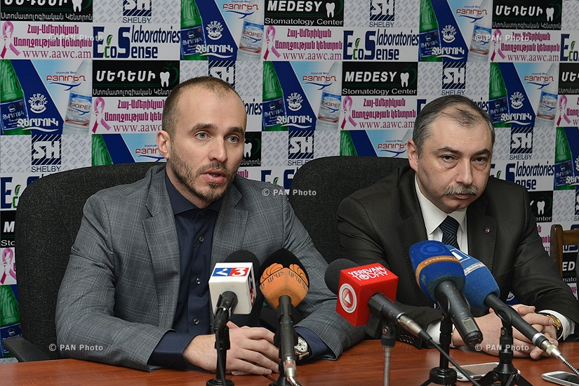 Press conference of the chairman of the discussion club 'Eurasian Choice' Roman Shkolin and the Director of the Russia-Caucasus Geopolitical Center Nikolay Banin