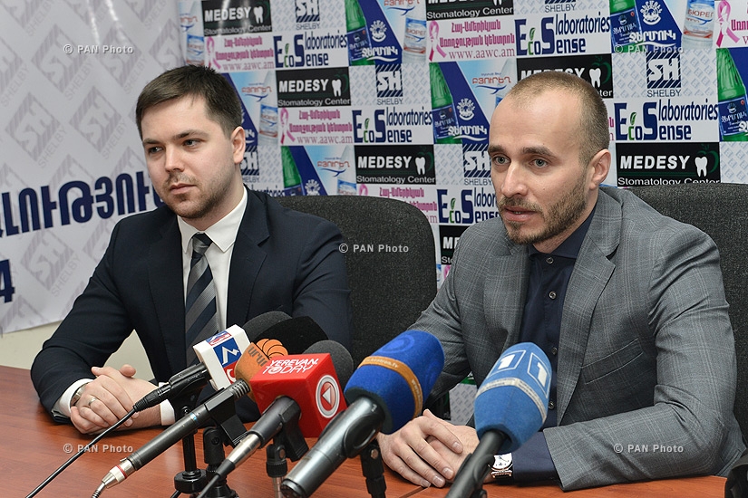 Press conference of the chairman of the discussion club 'Eurasian Choice' Roman Shkolin and the Director of the Russia-Caucasus Geopolitical Center Nikolay Banin