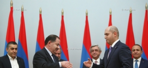 Signing of a political cooperation agreement between the ruling Republican Party of Armenia (RPA) and the Armenian Revolutionary Federation Dashnaktsutyun (ARF-D)