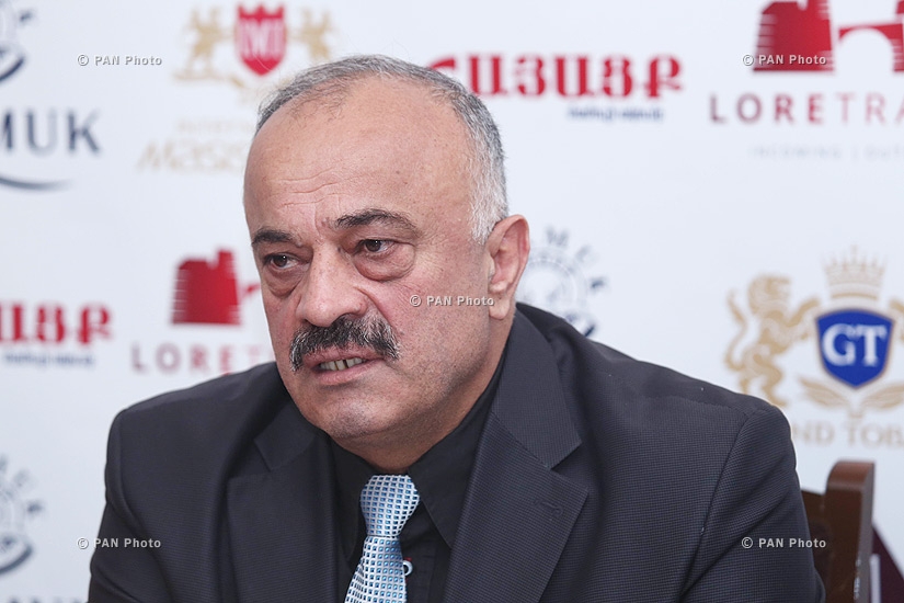 Пресс-конференция председателя ОО «По развитию и сохранению традиций армянской кулинарии» Седрака Мамуляна, этнографа Хорена Григоряна и шеф-повара Анны Матевосян