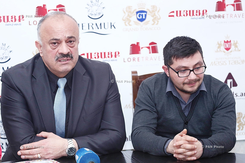 Пресс-конференция председателя ОО «По развитию и сохранению традиций армянской кулинарии» Седрака Мамуляна, этнографа Хорена Григоряна и шеф-повара Анны Матевосян
