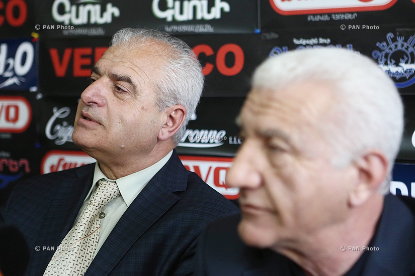Press conference of Lernik Alexanyan (RPA) and  Supreme Council ex-MP Azat Arshakyan