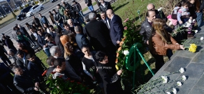 Члены партии «Свободные демократы» отдали дань памяти жертвам трагических событий 1 марта 2008 года