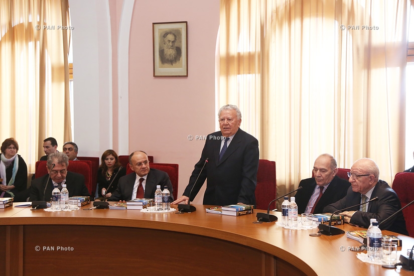 Armenian Defense Minister Seyran Ohanyan visits Armenian National Academy of Sciences