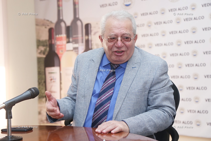 Press conference of the chairman of the Agrarian-Peasant Union of Armenia Hrach Berberyan