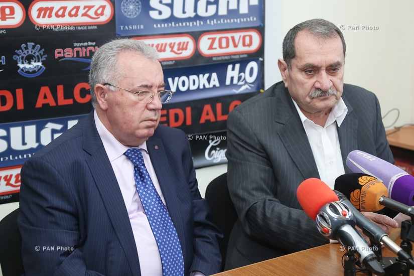 Press conference of Mkrtich Minasyan (RPA) and former deputy head of the National Security Service Gurgen Yeghiazaryan
