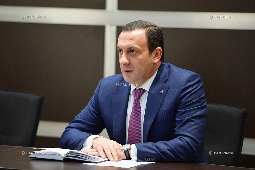 Armenian President Serzh Sargsyan introduces new Head of State Revenue Committee of Armenia Hovsep Hovsepyan