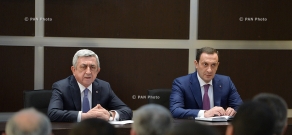 Президент Армении Серж Саргсян представил нового председателя Комитета государственных доходов при Правительстве Республики Армения Овсепа Овсепяна
