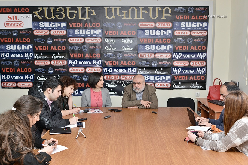 Press conference of Caucasus Institute head, political scientist Alexander Iskandaryan