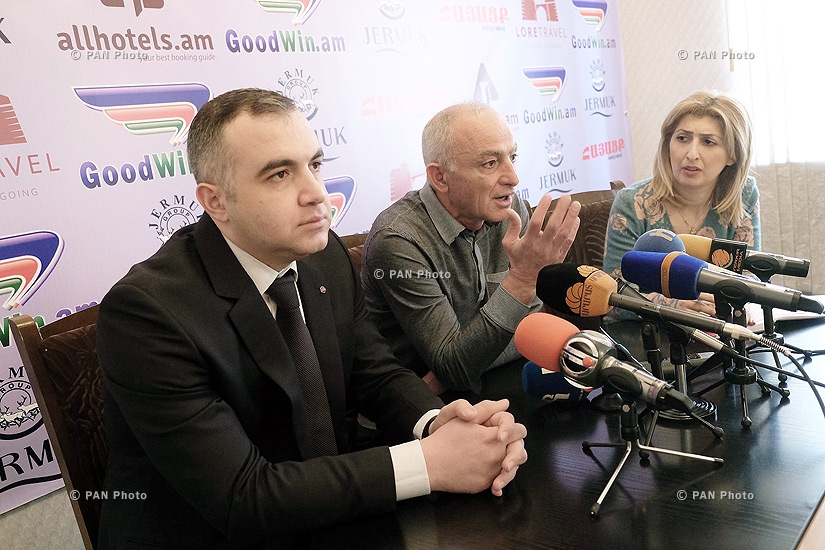 Press conference of Levon Martirosyan (RPA) and Lyova Khachatryan (PAP)