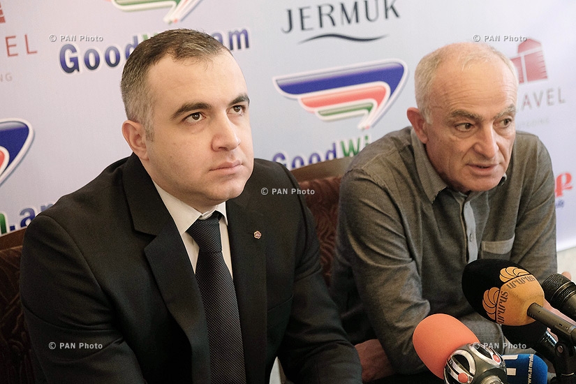 Press conference of Levon Martirosyan (RPA) and Lyova Khachatryan (PAP)
