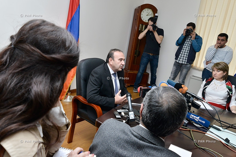 Пресс-конференция Министра образования и науки Армении Левона Мкртчяна