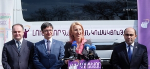 Open air press conference of Bright Armenia party (BAP) 