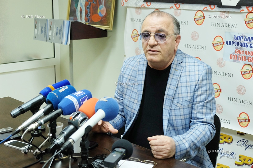 Երևանի կրկեսի գեղարվեստական ղեկավար, «Հայաստանի կրկեսային գործիչների միության» նախագահ Սոս Պետրոսյանի մամուլի ասուլիսը