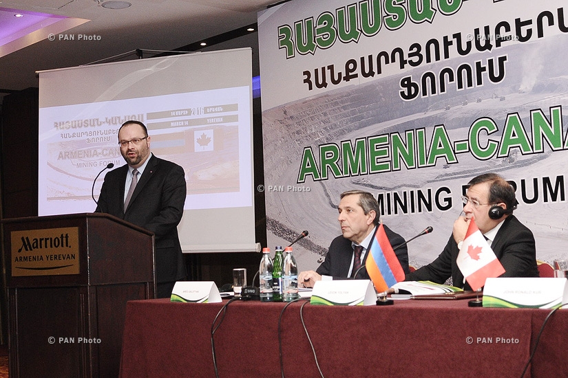 Հայ-կանադական լեռնահանքային համաժողովի բացումը