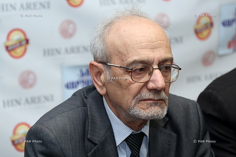 Press conference of Armenian Consumers' Association Chairman Armen Poghosyan, Achilles NGO President Eduard Hovhannisyan and sociologist Aharon Adibekyan