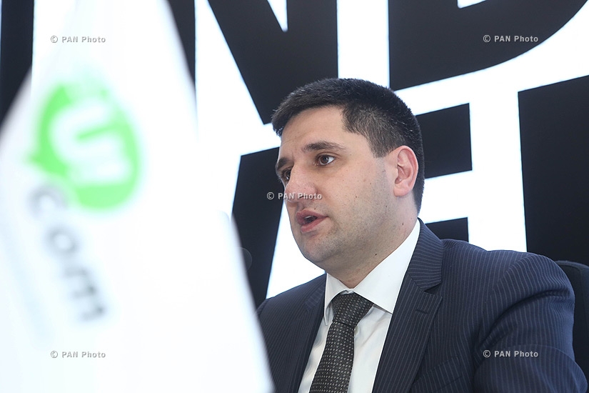 Press conference of Ucom CEO Hayk Yesayan and Ericsson Nikola Tesla President Gordana Kovačević