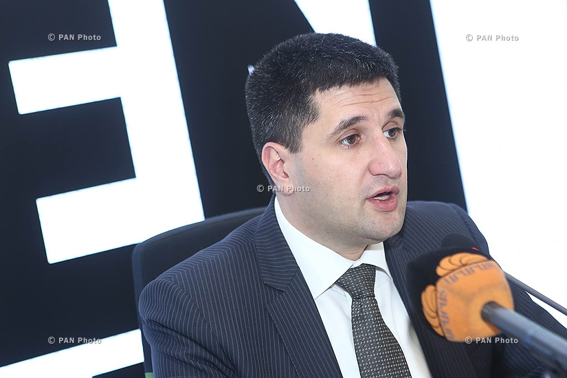 Press conference of Ucom CEO Hayk Yesayan and Ericsson Nikola Tesla President Gordana Kovačević