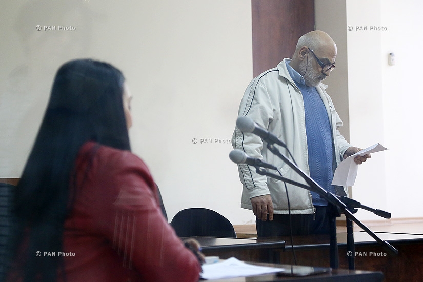 Судебное заседание по делу гражданского активиста Вардгеса Гаспари