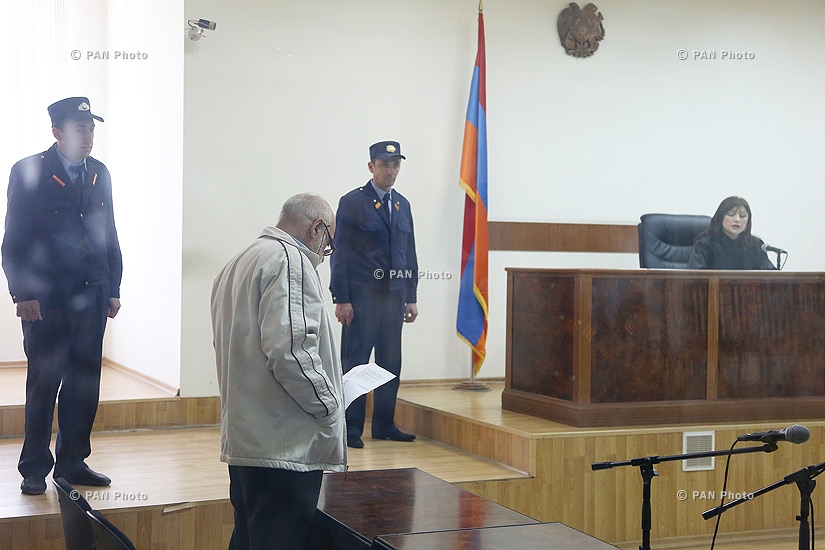 Судебное заседание по делу гражданского активиста Вардгеса Гаспари