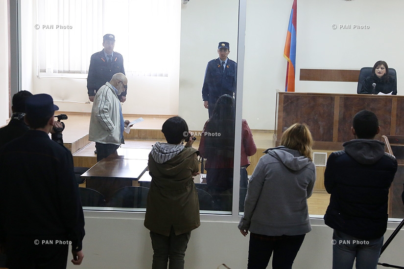 Судебное заседание по делу гражданского активиста Вардгеса Гаспари