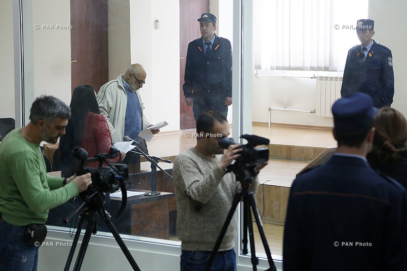 Судебное заседание по делу гражданского активиста Вардгеса Гаспари