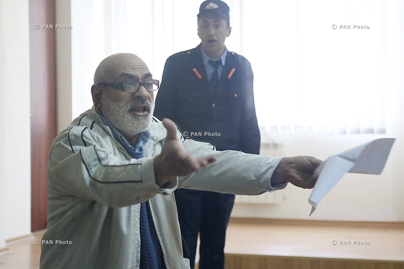 Судебное заседание по делу гражданского активиста Вардгеса Гаспари