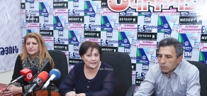 Пресс-конференция бывших работников завода «Наирит»