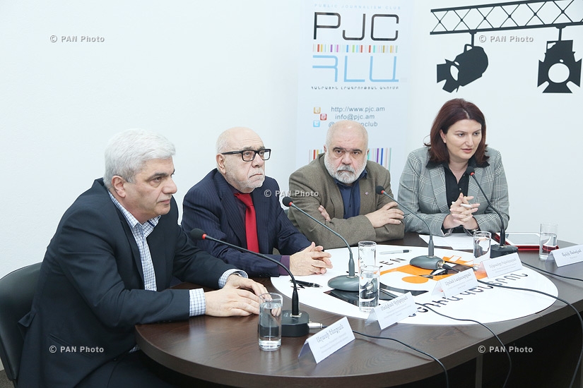 Քաղաքագետ Ալեքսանդր Իսկանդարյանի, ՀՀ արտակարգ և լիազոր դեսպան Արման Նավասարդյանի և ԳՏՀՎԿ ղեկավար Ստեփան Գրիգորյանի մամուլի ասուլիսը