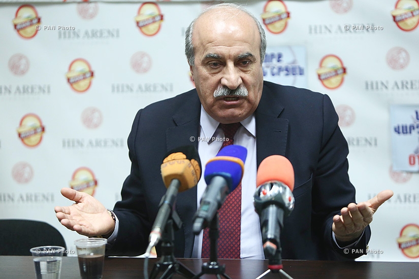 Press conference of RPA member Khosrov Harutyunyan