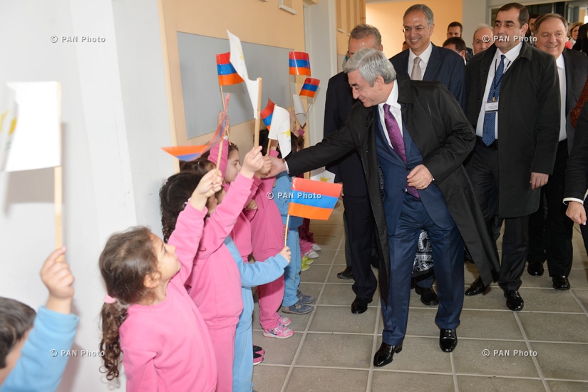 ՀՀ նախագահ Սերժ Սարգսյանը հանդիպել է Համայն Կիպրոսի Արքեպիսկոպոսի և կիպրահայ համայնքի ներկայացուցիչների հետ