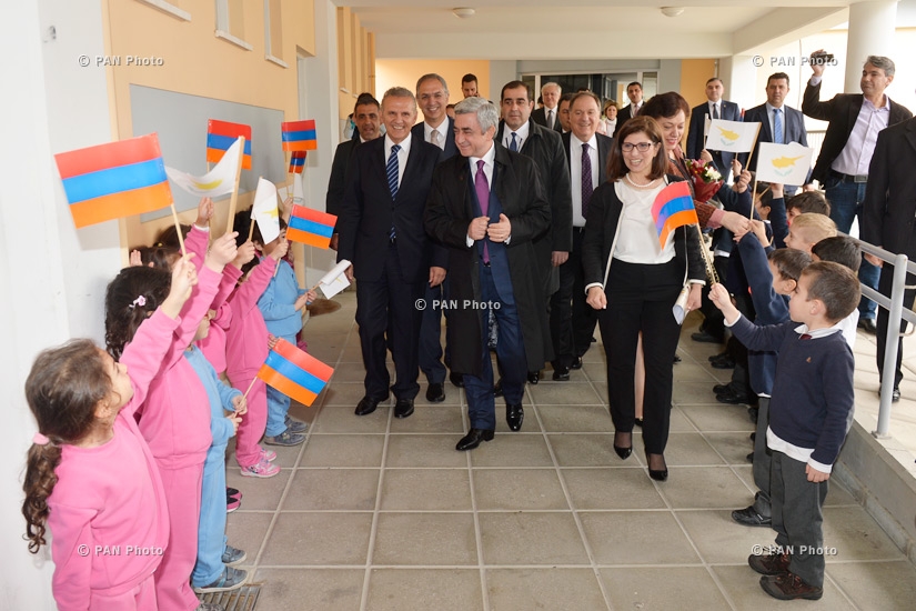 ՀՀ նախագահ Սերժ Սարգսյանը հանդիպել է Համայն Կիպրոսի Արքեպիսկոպոսի և կիպրահայ համայնքի ներկայացուցիչների հետ
