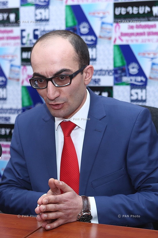 Пресс-конференция кандидата в мэры Раздана Артура Мисакяна
