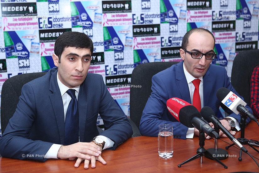 Пресс-конференция кандидата в мэры Раздана Артура Мисакяна