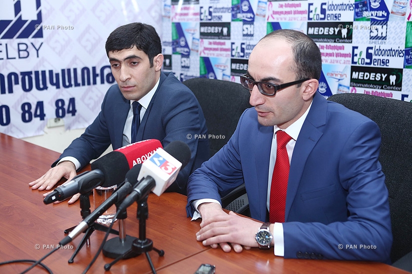 Пресс-конференция кандидата в мэры Раздана Артура Мисакяна